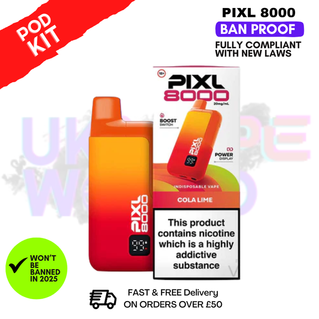 Cola Lime Pixl 8K 8000 Puff Pod Kit
