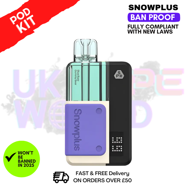 Blue Razz Gummy Bear SnowPlus Swift Pod Vape Kit