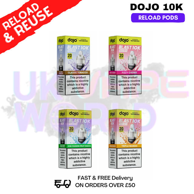 Dojo Blast 10K Puff Replacement Pods