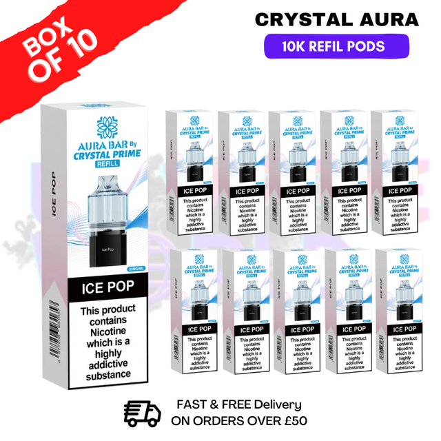 shop Ice pop Crystal Prime 10K Refil Pods Box Of 10 - ukvapeworld