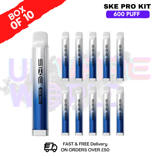 Blueberry Raspberries SKE Crystal PRO 600 Puff Box Of 10 - ukvapeworld