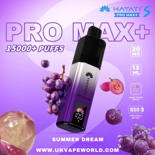 Summer Dream Hayati Pro Max S Plus 15K Puff Ultra Kit - ukvapeworld