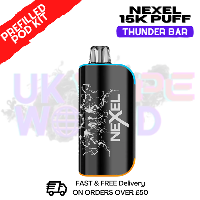 Blue Cherry Cranberry Nexel 15K Thunder Prefilled Pod Kit - ukvapeworld