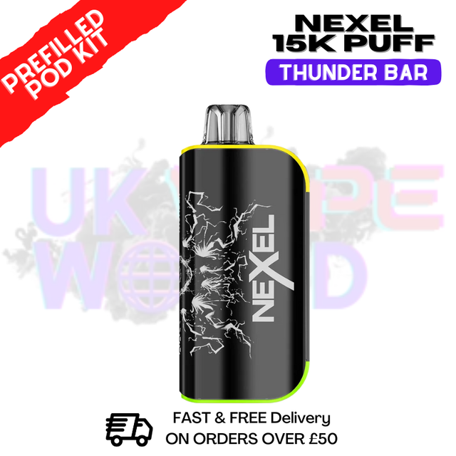 Lemon Lime Nexel 15K Thunder Prefilled Pod Kit - ukvapeworld