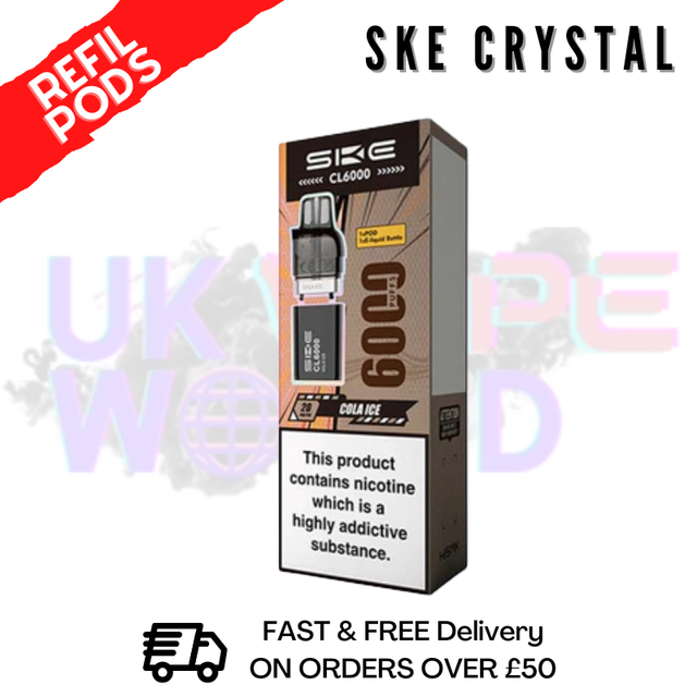 Cola Ice SKE CL6000 Replacement Prefilled Pod - ukvapeworld