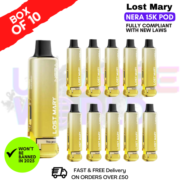 Pineapple Peach Mango Lost Mary Nera15K REFIL Box OF 10 - ukvapeworld