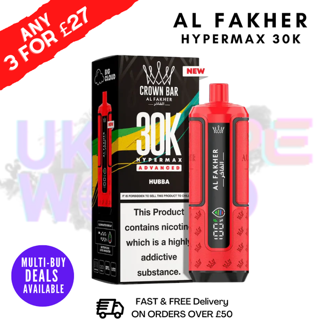 Hubba Al Fakher 30K HyperMax Pod Kit - ukvapeworld