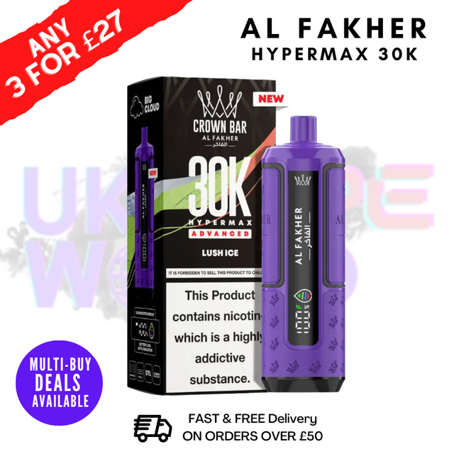 Lush ICE Al Fakher 30K HyperMax Pod Kit - ukvapeworld