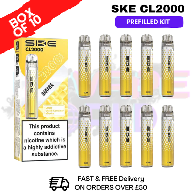 Shop Banana SKE CL2000 Kits Box Of 10 - £39.99 - Lowest Price