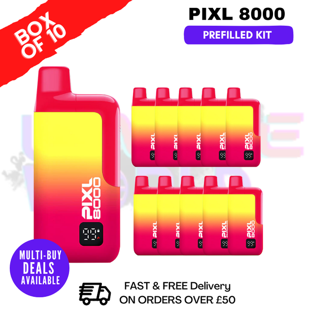 Cherry Lemonade Pixl 8000 Kits Box Of 10