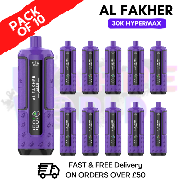 Blueberry Mint AL Fakher 50K Kits Box Of 10 - ukvapeworld