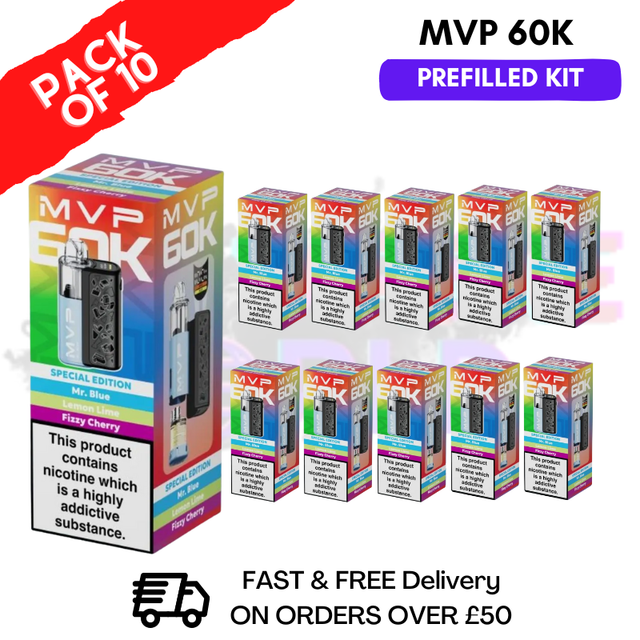 Special Edition MVP 60K Kit Box Of 10 - ukvapeworld