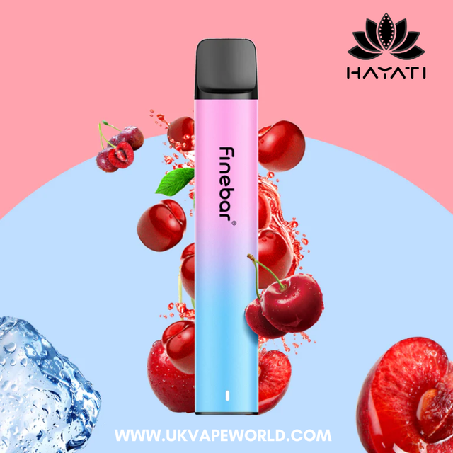 Blue Razz Cherry Hayati Finebar Prefilled Pod Kit - 5 For £15 - UKVAPEWORLD