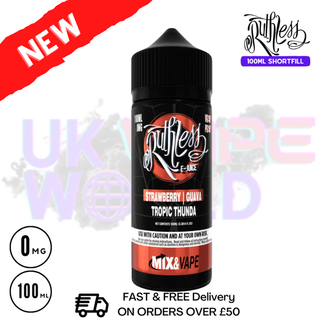 Tropic Thunda Ruthless 100ml shortfill e liquid - £7.99 - ukvapeworld