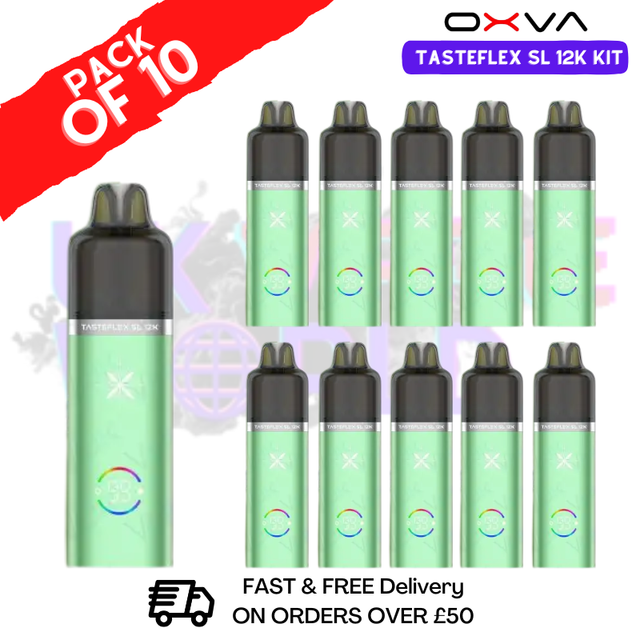 Lemon & Lime Oxva Tasteflex SL 12K Kits Box Of 10 - ukvapeworld