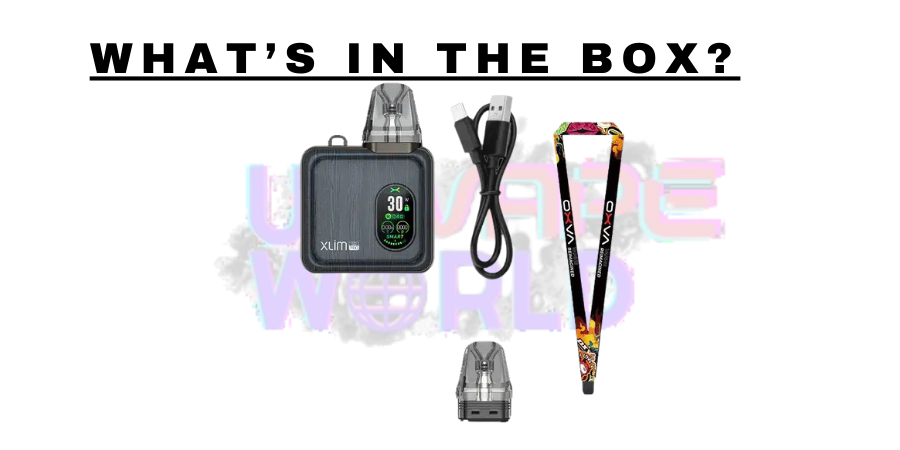 What's In The Box Of OXVA Xlim SQ Pro Kit ? - UK Vape World