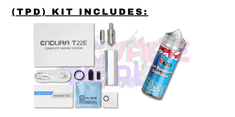 What's In The Box Innokin T22E Vape Kit?