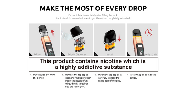 Smok Novo GT Pod Kit Instructions For Use!