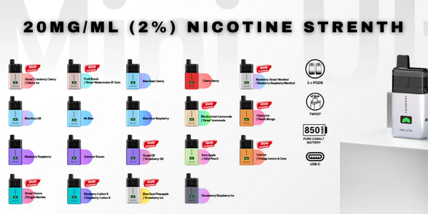 All Flavours Of Hayati Mini Ultra Twist