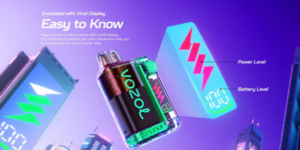 Display of Vozol 10000 10K