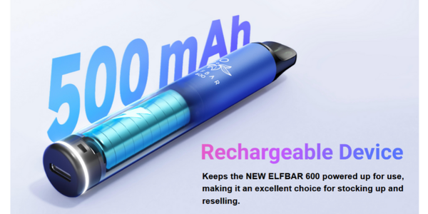 Battery Size Of The Elf Bar EB600