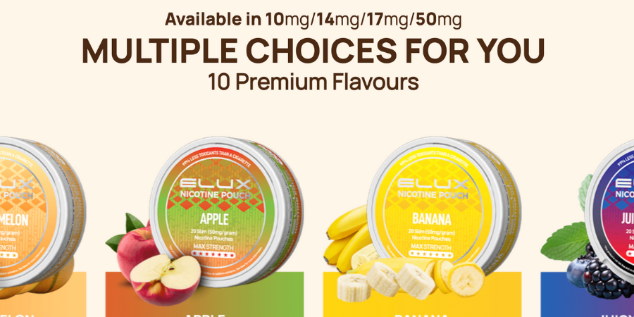 New Flavours Of Sweet Melon Elux Legend Nicotine Pouches - ONLY £1.99 - UK Vape World