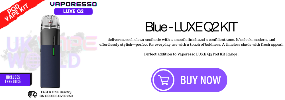 buY now vaporesso LUXE Q2 Kit blue - UK Vape World