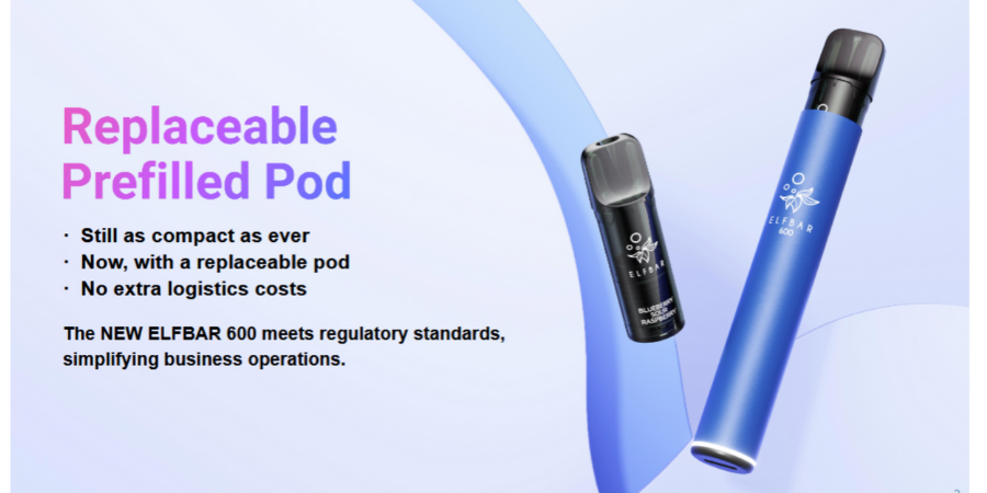 Replaceable Pods Of Elf Bar EB600