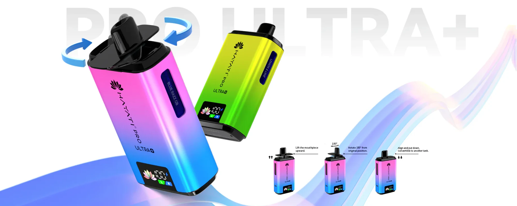 How to use Hayati 25k Pod Kit - Switching Between Flavours