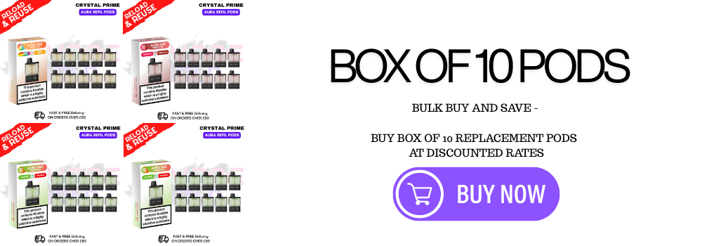 Buy Box Of 10 AURA POds 40K - UK Vape World