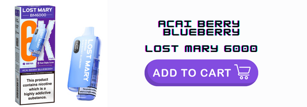 Acai Blueberry Lost Mary 6K 6000