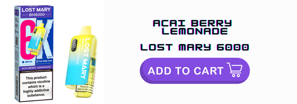 Acai Berry Lemonade Lost Mary 6K