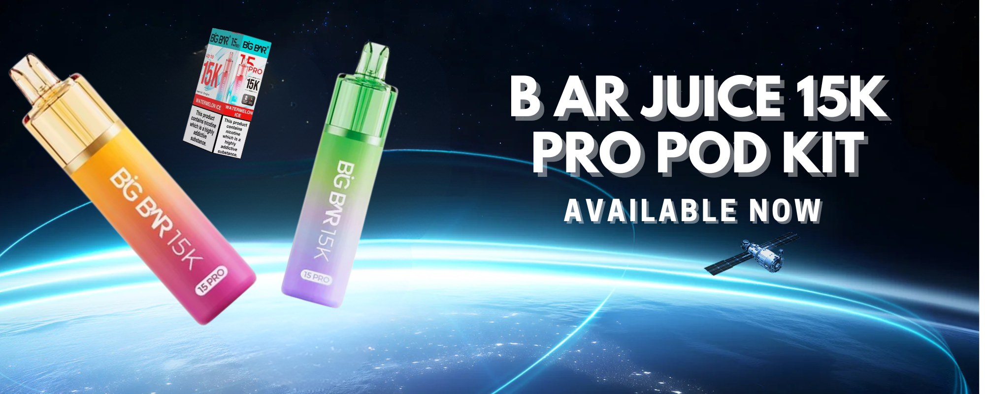 Shop Big Bar 15K Puff 15000 Puff Pod Kit - ONLY £7.99 - UK Vape World