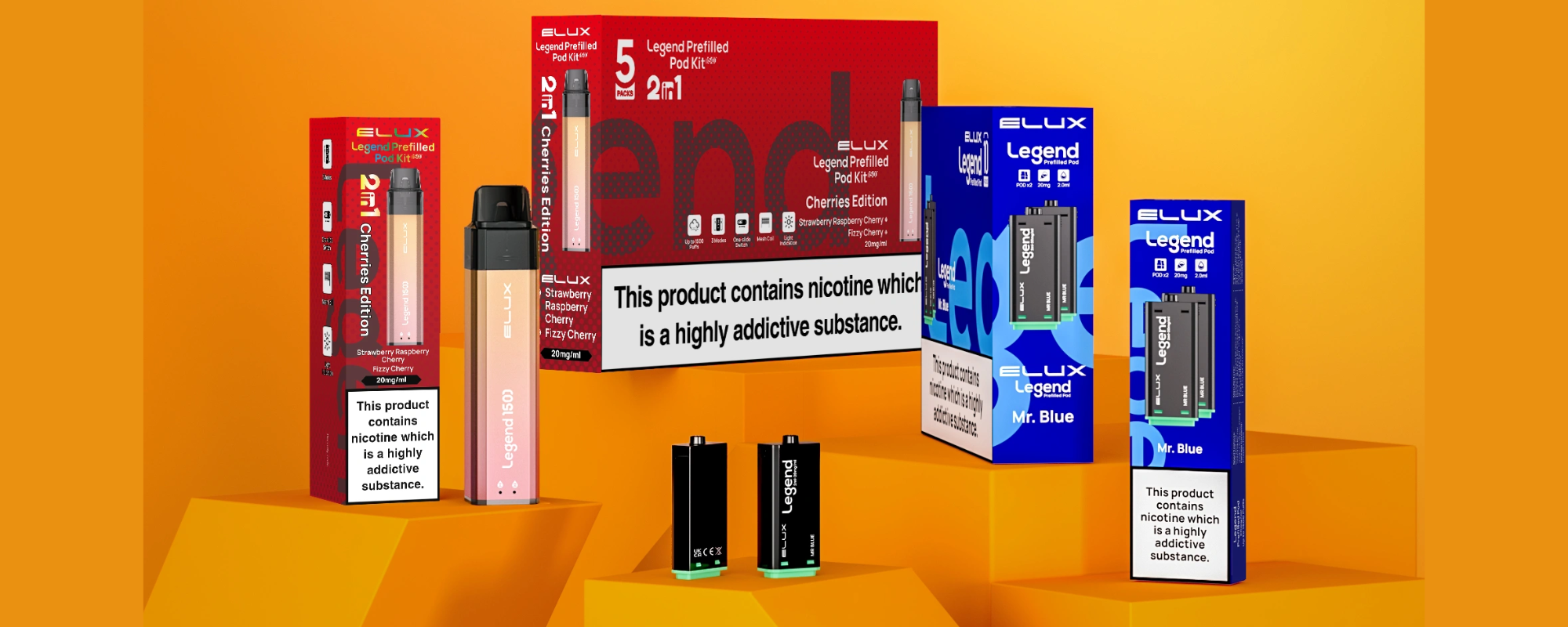Shop Elux Legend 1500 Puff Replacement Pods