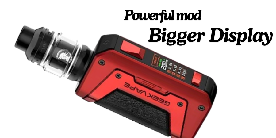 Big Poweful Display OF AEGIS Legend 2 Kit - UK Vape World