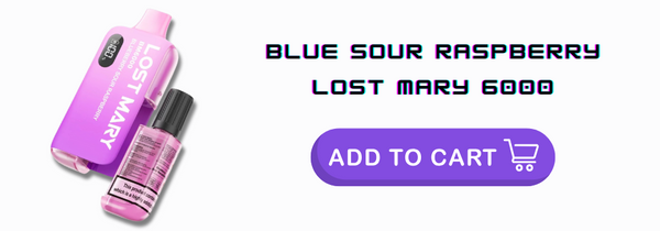 Lost Mary 6K - Blue Sour Raspberry - UK Vape World