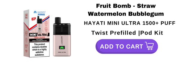 Fruit Bomb - Straw Watermelon Bubblegum