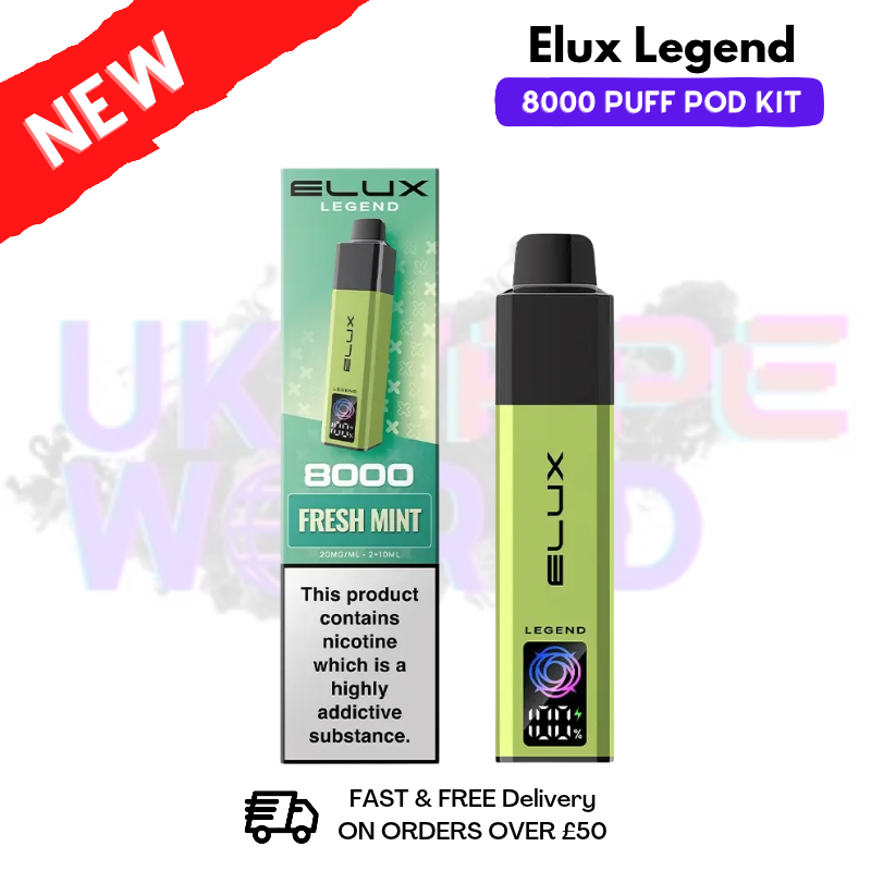 Fresh Mint Elux Legend 8000 Prefilled Pod Kit