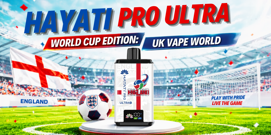 Hayati 25K Puff World Cup England Edition - UK Vape World