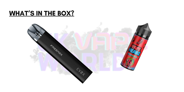 What's In the Box Of Black FreeMax Evox Kit ?