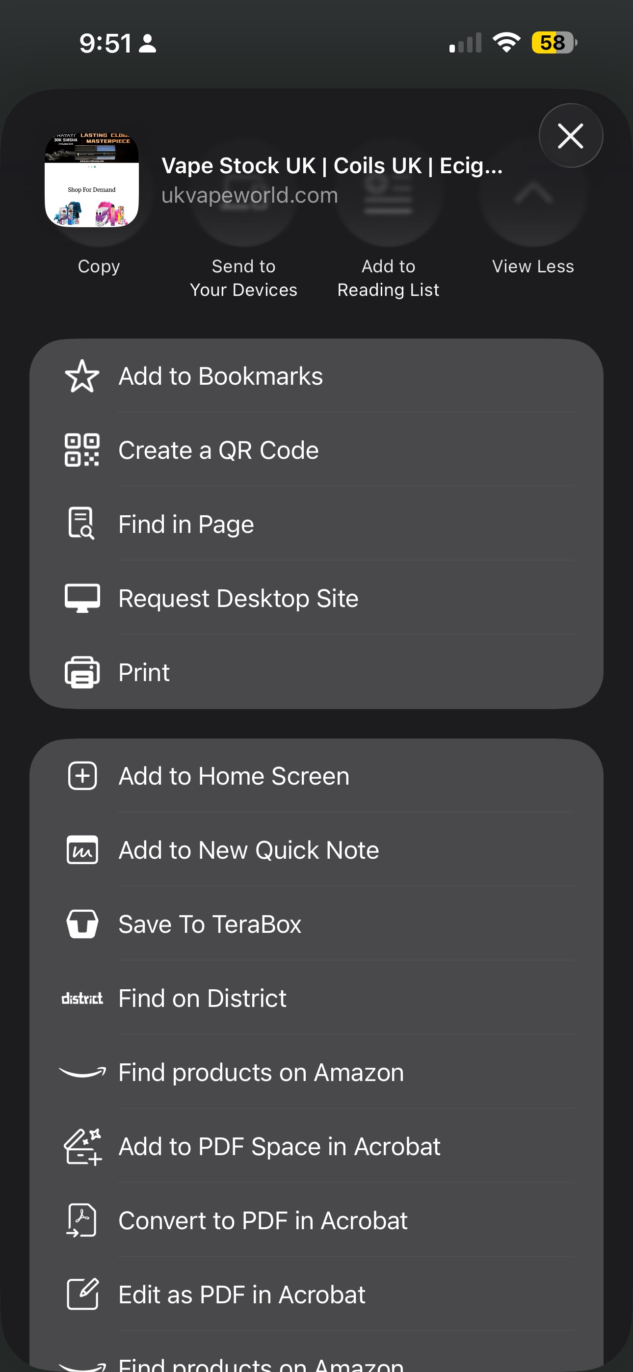 Tap share icon and select Add to Home Screen in Chrome