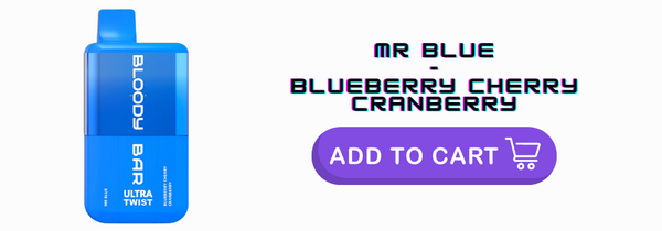 MR BLue Blueberry Cherry Cranberry Bloody Bar Ultra
