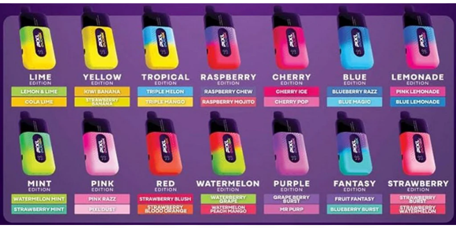 Flavours List Of Pixl DUO 12