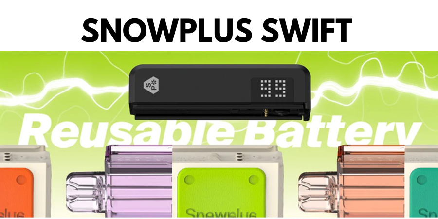 SnowPlus Swift Prefilled Pod Kit - Reuseable Battery Feature Demo