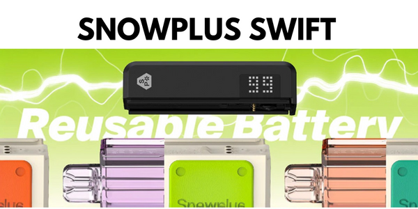 SnowPlus Swift Prefilled Pod Kit - Reuseable Battery Feature Demo