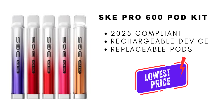 SKE PRO 600 Prefilled Pod Kit - UK Vape World