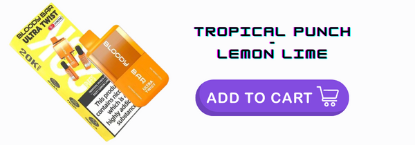 Tropical Punch Bloody Bar Ultra 20K Flavours Vape | Flavours Review | ONLY £8.99
