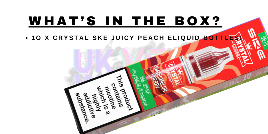 What's In The Box For Crystal SKE Salt Watermelon Cherry?