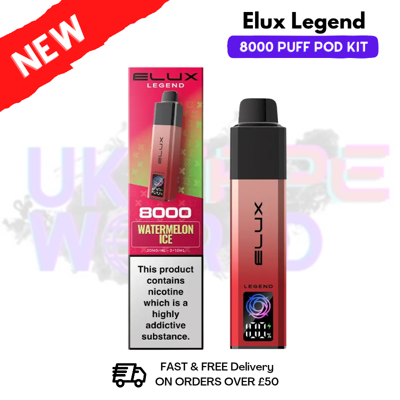 Watermelon ICE Elux Legend 8000 Prefilled Pod Kit