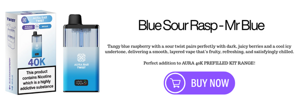 Crystal AURA 40K - BLUE SOUR RASPBERRY - MR BLUE - KIT - BUY NOW